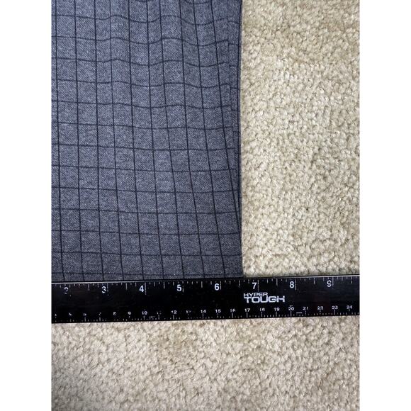 J.Jill Pants Small S Ponte Slim Leg Gray Check Pull On Stretch B607 - Picture 8 of 9